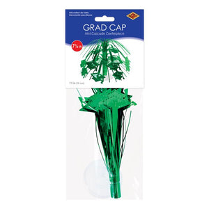 Grad Cap Mini Cascade Centerpiece | Green