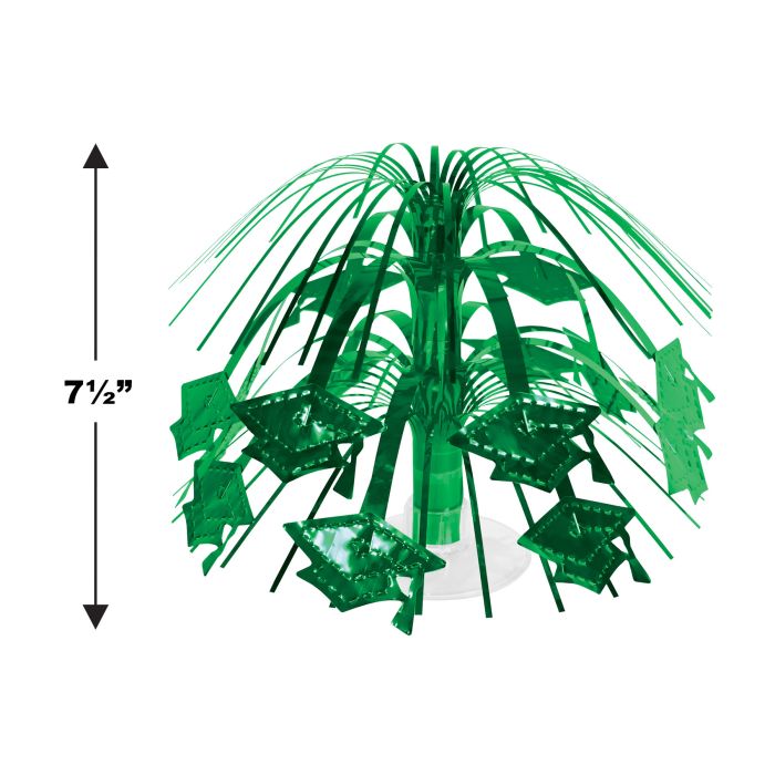 Grad Cap Mini Cascade Centerpiece | Green