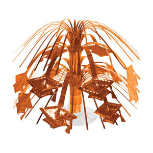 Grad Cap Mini Cascade Centerpiece | Orange