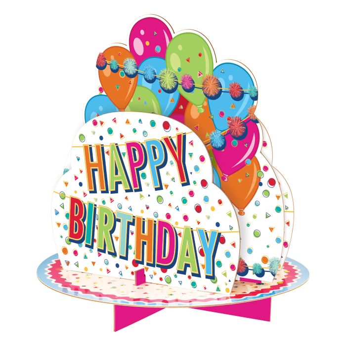 3-D Happy Birthday Centerpiece