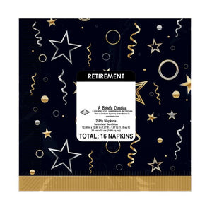 Happy Retirement Luncheon Napkins 16ct