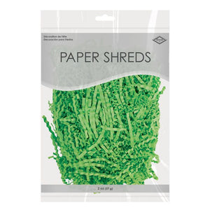 Lime Green Paper Shreds 2oz.