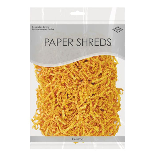 Yellow Paper Shreds 2oz.
