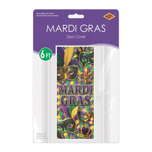 Mardi Gras Door Cover