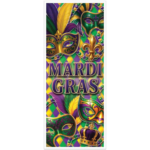 Mardi Gras Door Cover