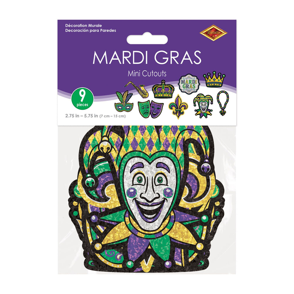 Mini Mardi Gras Cutouts