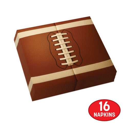 Football Luncheon Napkins 16ct