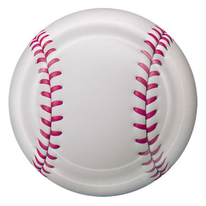 Baseball 9in Paper Plates 8ct