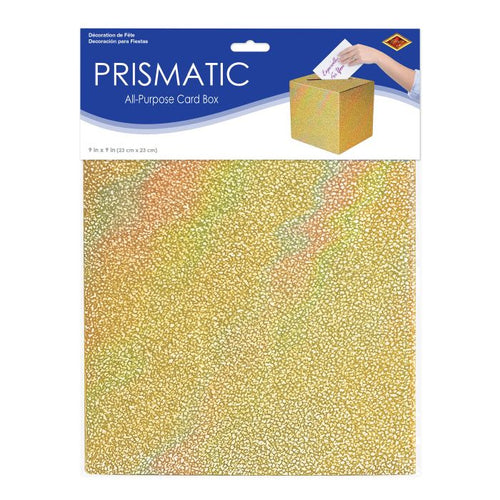 Prismatic All-Purpose Card Box Gold