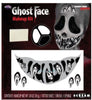 ghost face mouth tattoo