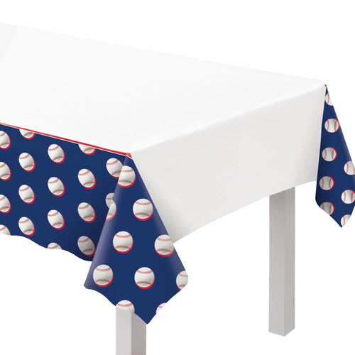 Baseball Plastic Table Cover- All Over Print
