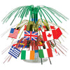 International Flag Mini Cascade Centerpiece