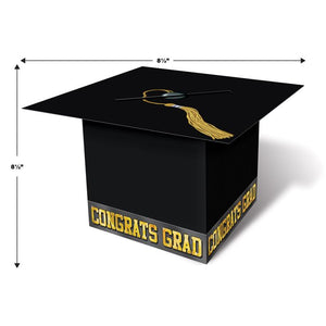 Grad Cap Card Box - White | Graduation