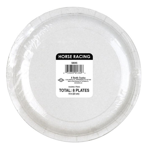 Horse Racing 9in Paper Plates 8ct
