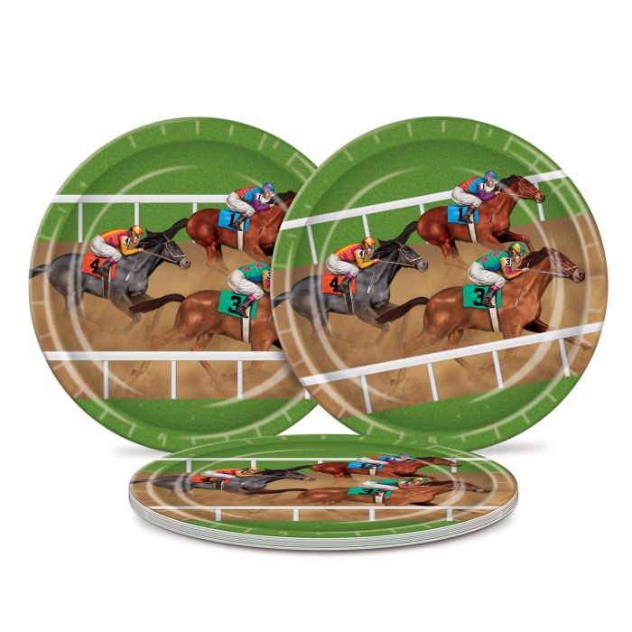 Horse Racing 9in Paper Plates 8ct
