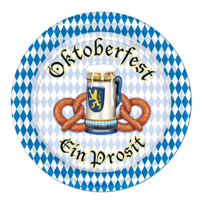 Oktoberfest Plates 7in