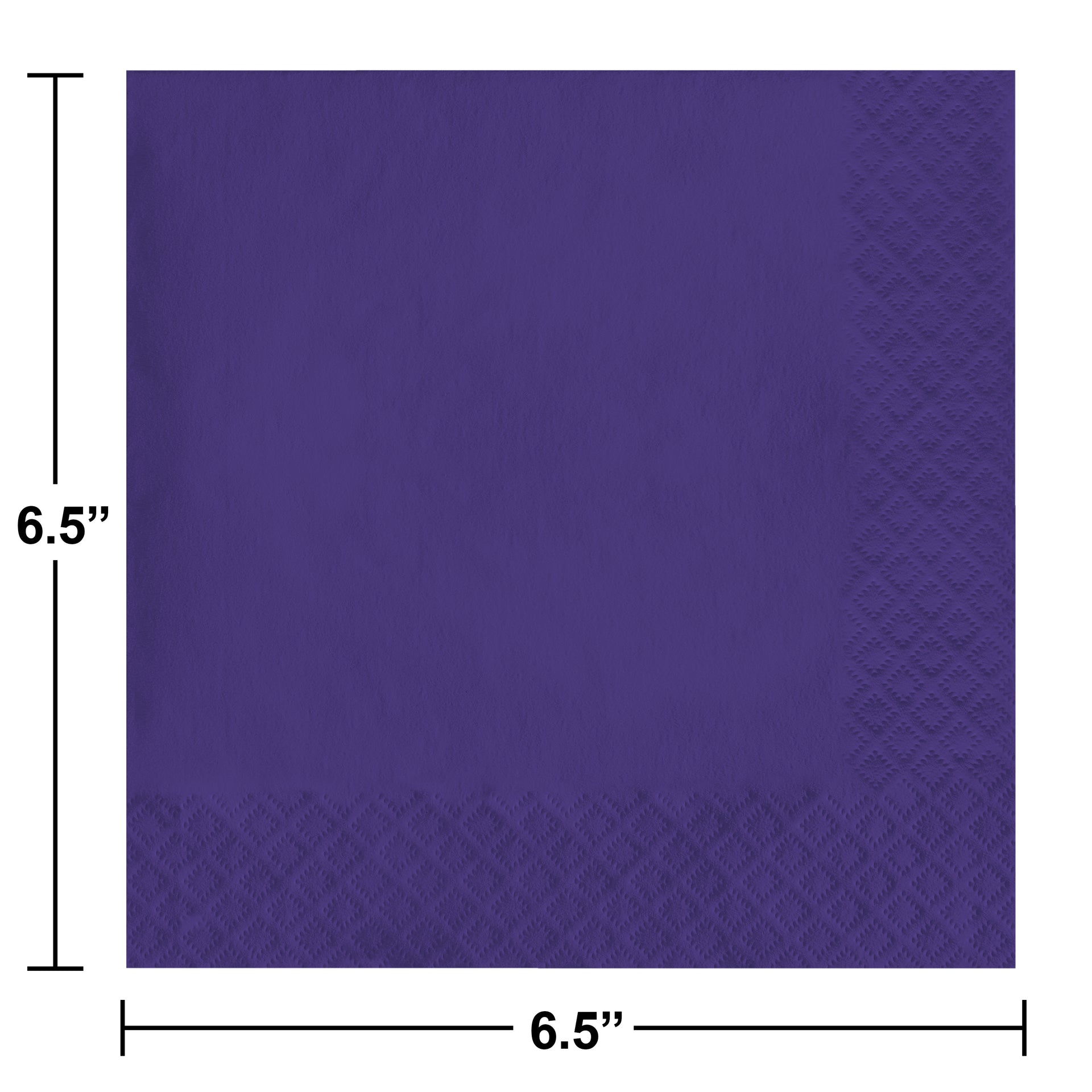 Purple 3ply Luncheon Napkins	50ct