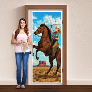 Cowgirl Door Cover