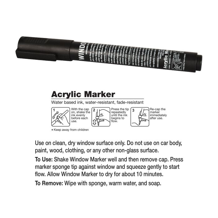 Window Marker | Black