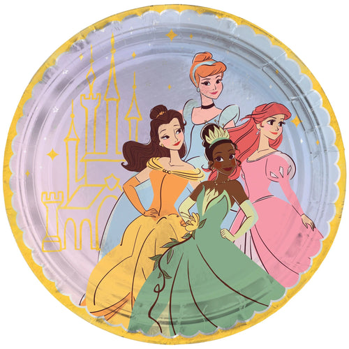 ©Disney Princesses 10.5" Round Plates 8ct