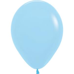 5" PASTEL MATTE BLUE - 50 CT