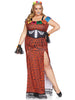 5 PC Deluxe Day of The Dead Beauty Costume