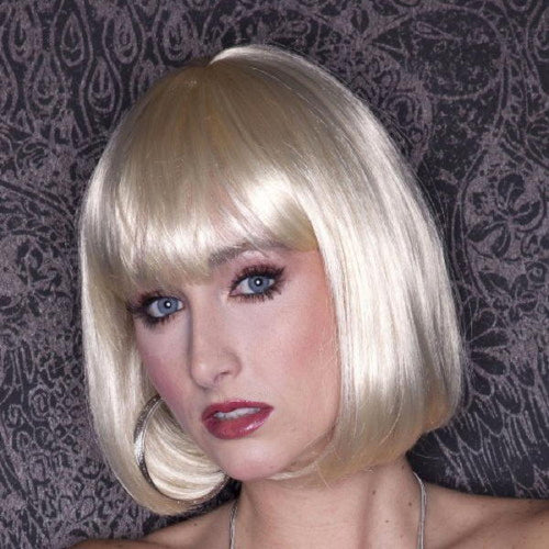 bob with bangs blonde