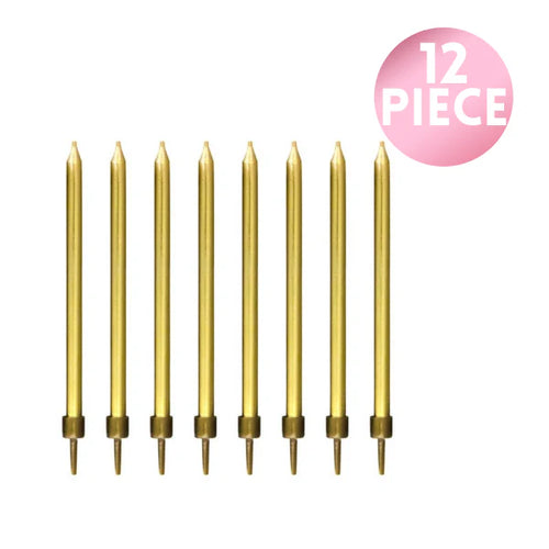 5in Stick Candle - Gold 12ct