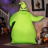 6 Ft. Nightmare Before Christmas Green Oogie Boogie Animated Halloween Prop