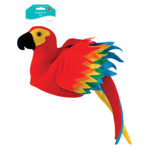 Plush Parrot Hat
