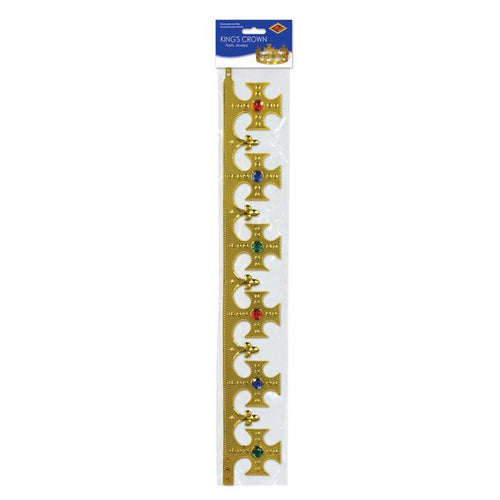 Plastic Jeweled King's Crown