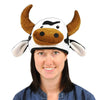 Plush Cow Head Hat
