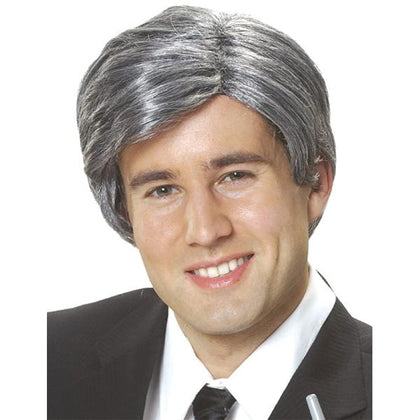 men's wig grey
