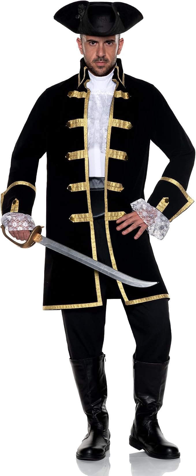Men’s Colonial Pirate Captain Costume