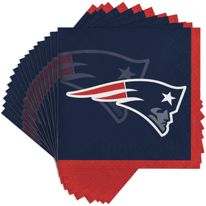 New England Patriots Beverage Napkins 16ct