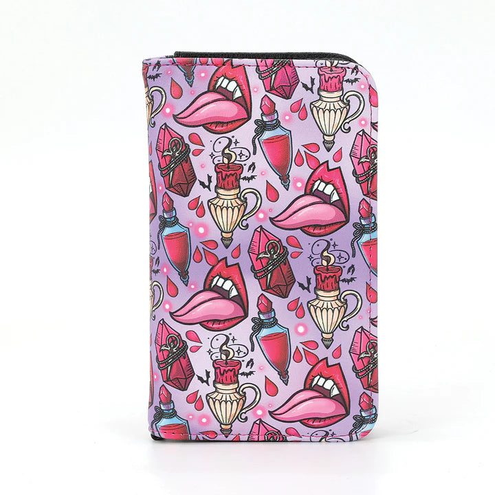 Vampire Tongue Wallet in Vinyl