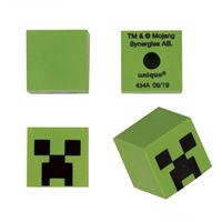 Minecraft Pencil Top Erasers  4ct