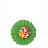 Hibiscus 12" Paper Fan