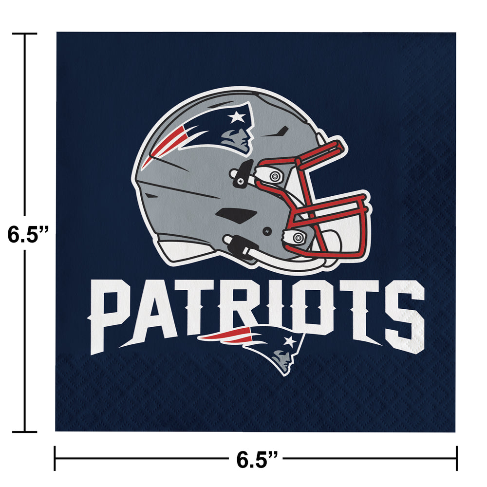 New England Patriots Lunch Napkins 16ct
