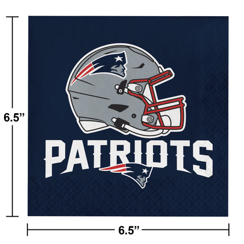 New England Patriots Lunch Napkins 16ct