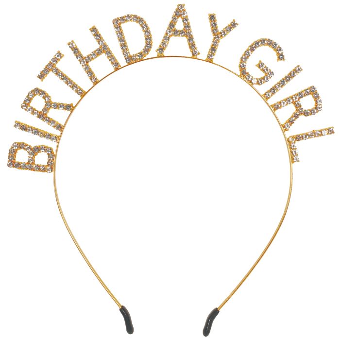 Birthday Girl Headband & Sash Set