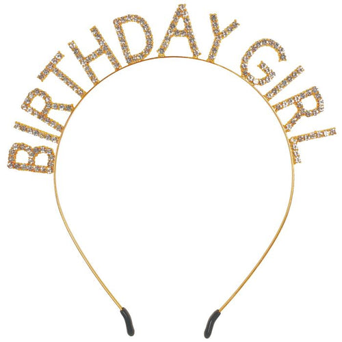Birthday Girl Headband & Sash Set