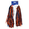 Navy & Orange Pom Poms