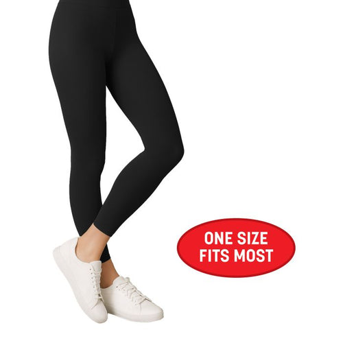 Adult Footless Tights | Black