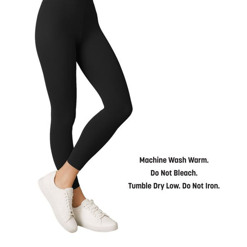 Adult Footless Tights | Black