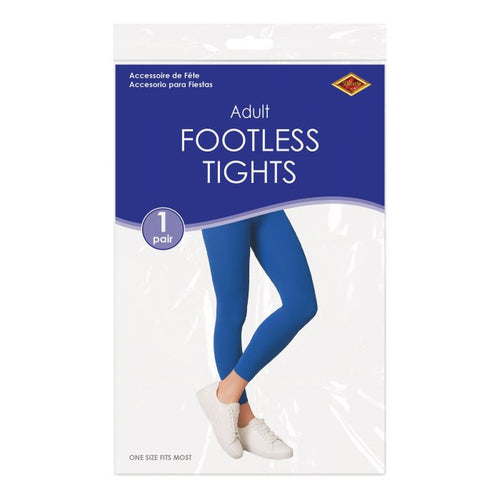 Adult Footless Tights | Blue