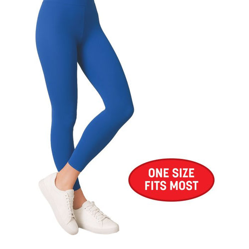 Adult Footless Tights | Blue
