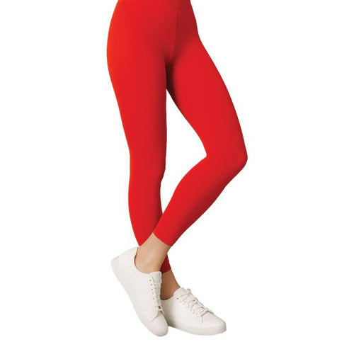 Adult Footless Tights | Red
