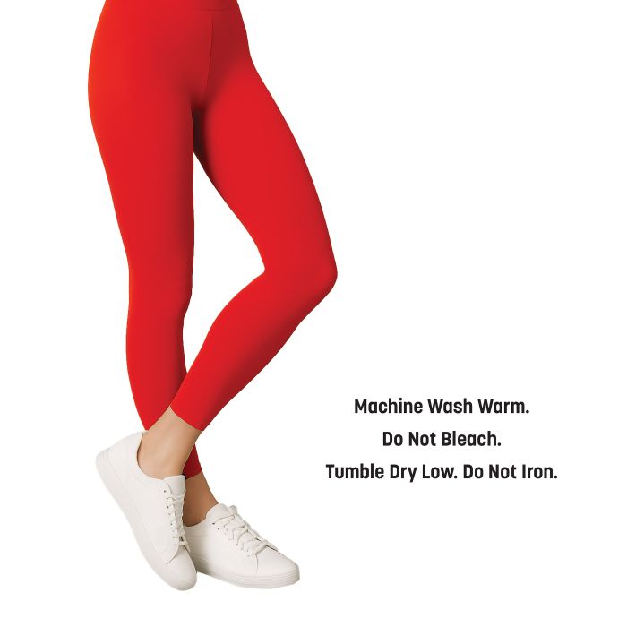 Adult Footless Tights | Red