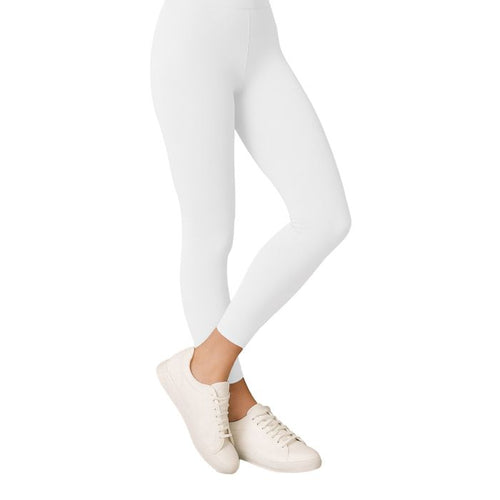 Adult Footless Tights | White